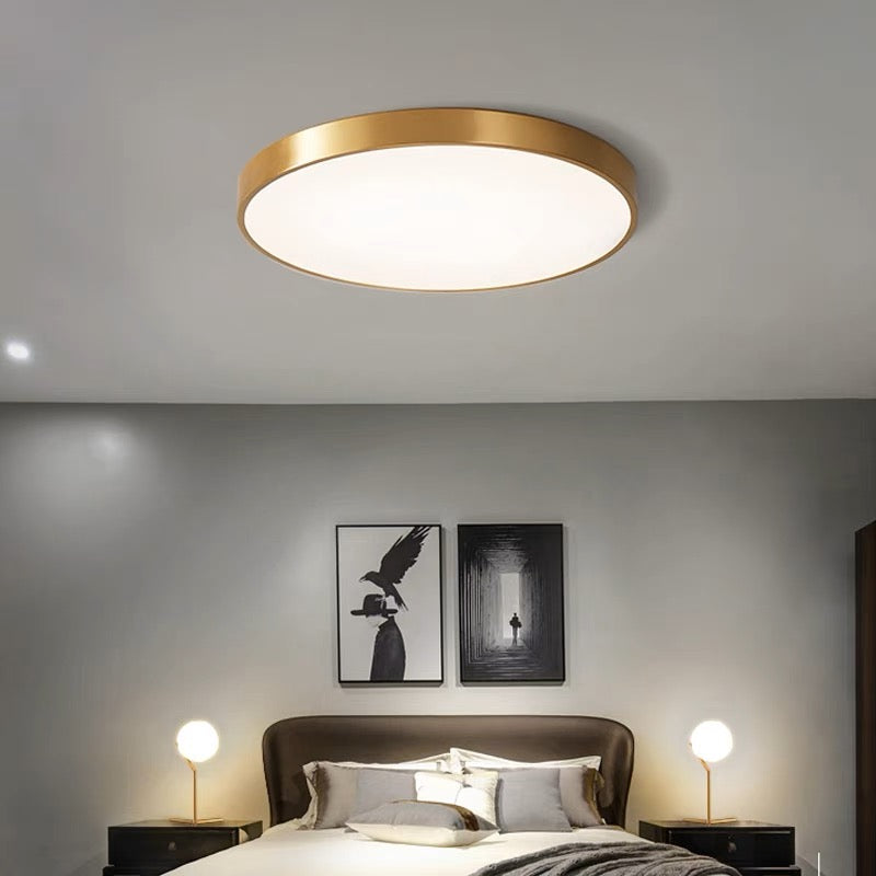 LumiDisc: Lampada da soffitto LED rotonda – Lampada a incasso piatta dal design moderno