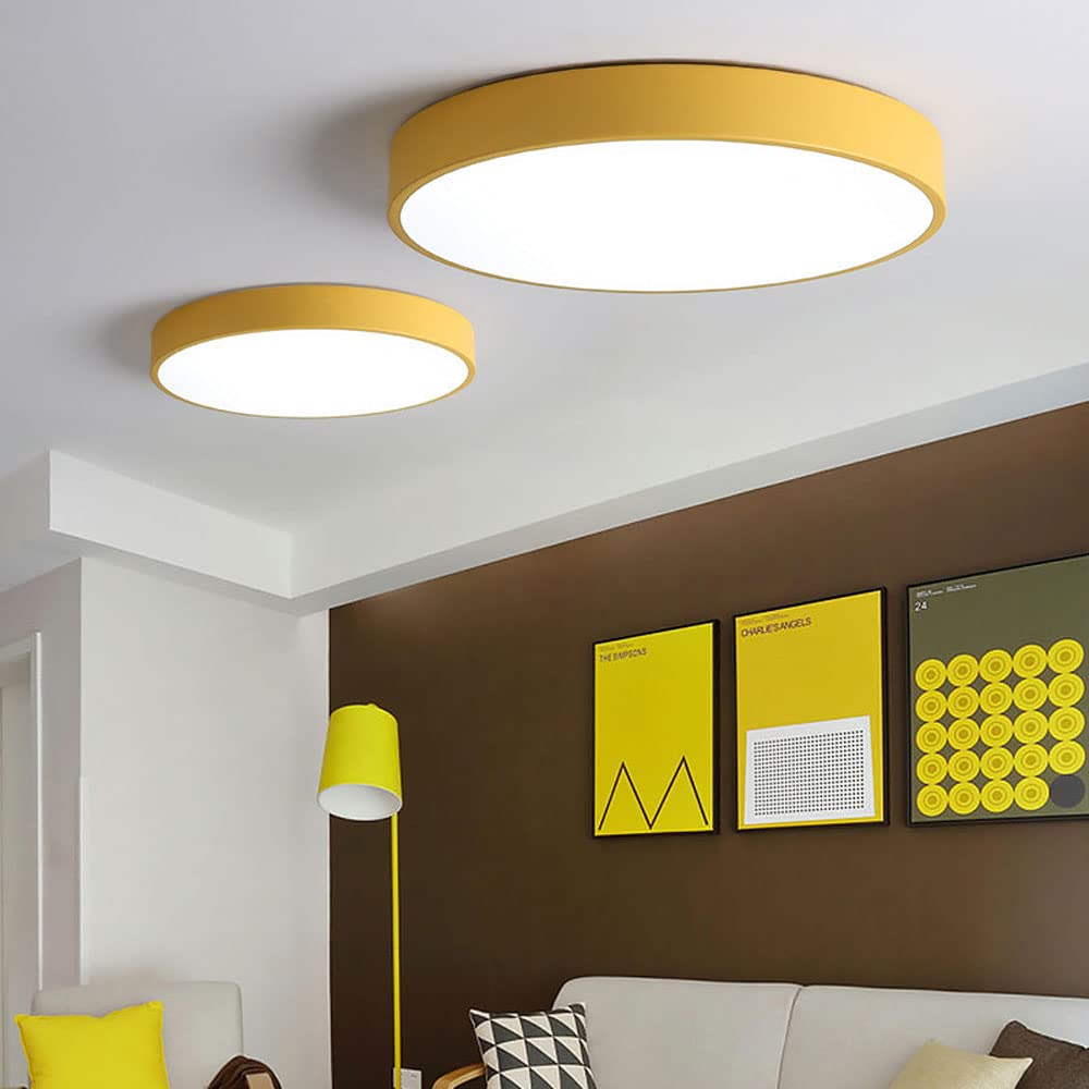 LumiDisc: Lampada da soffitto LED rotonda – Lampada a incasso piatta dal design moderno