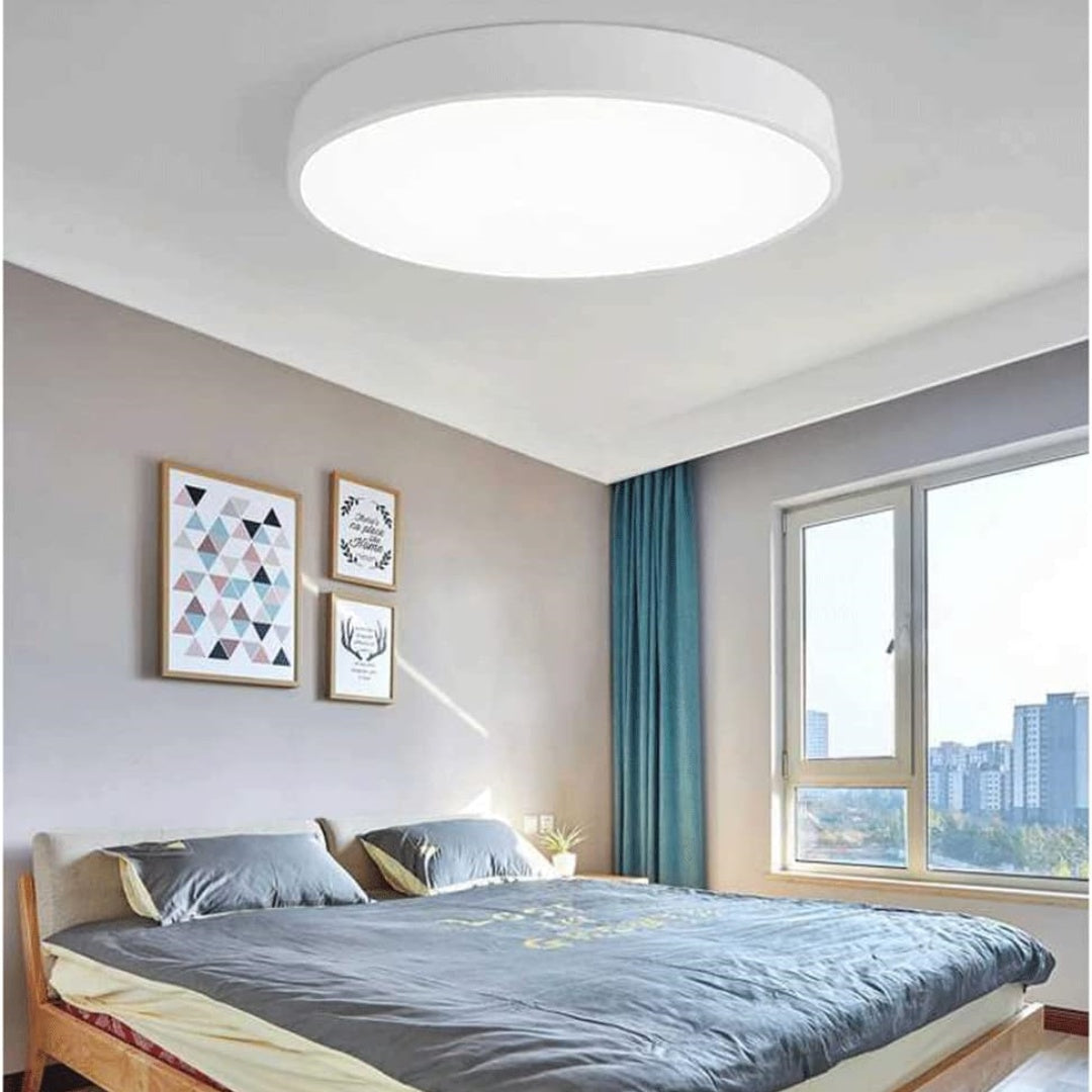 LumiDisc: Lampada da soffitto LED rotonda – Lampada a incasso piatta dal design moderno