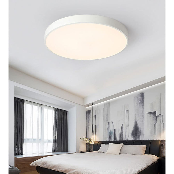 LumiDisc: Lampada da soffitto LED rotonda – Lampada a incasso piatta dal design moderno