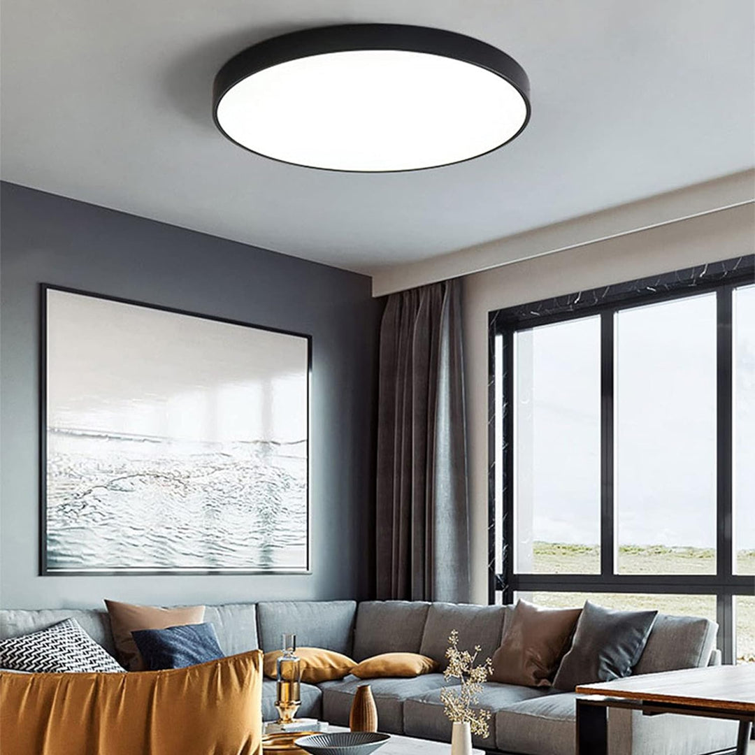 LumiDisc: Lampada da soffitto LED rotonda – Lampada a incasso piatta dal design moderno