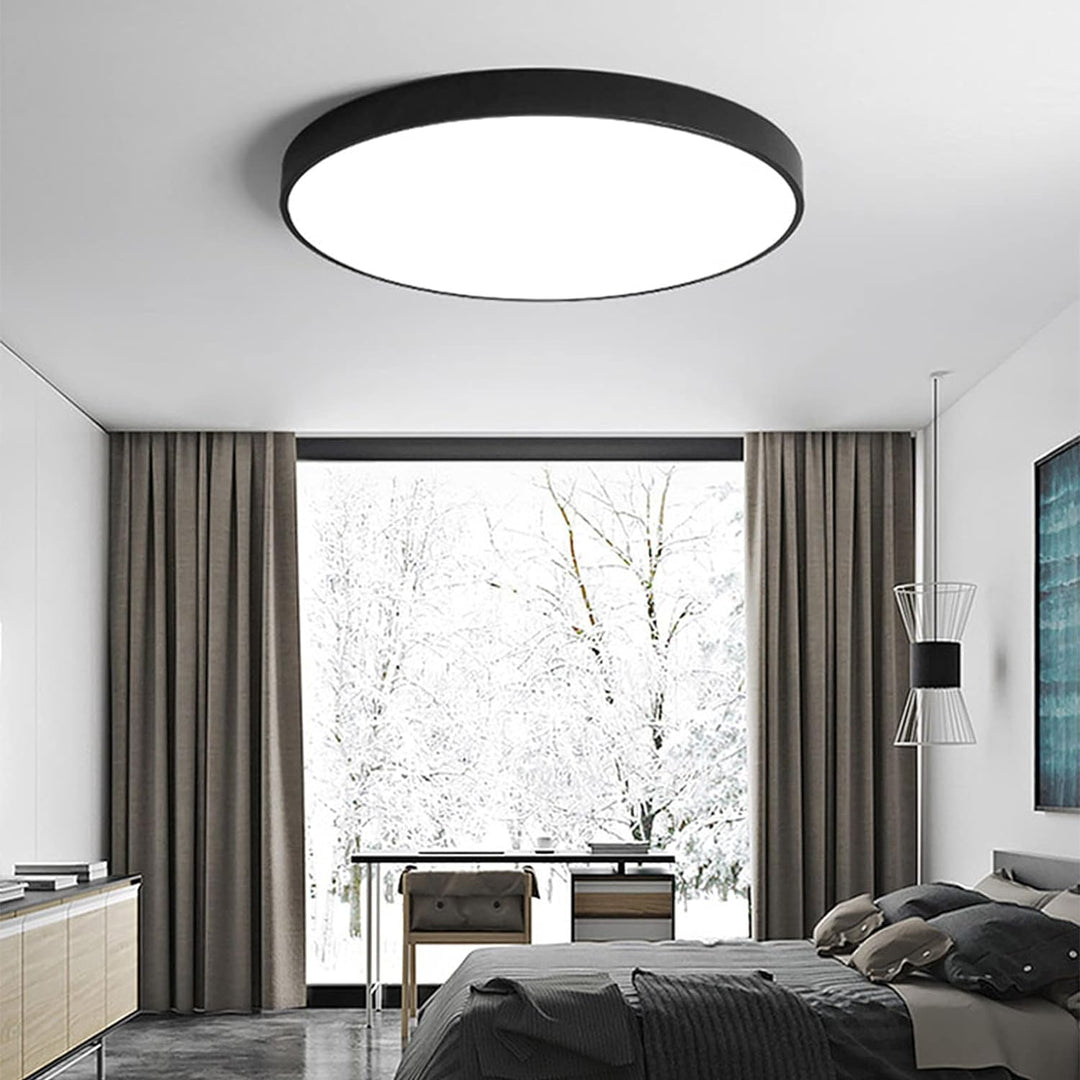 LumiDisc: Lampada da soffitto LED rotonda – Lampada a incasso piatta dal design moderno