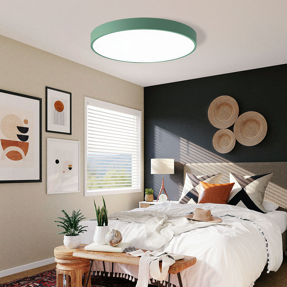 LumiDisc: Lampada da soffitto LED rotonda – Lampada a incasso piatta dal design moderno