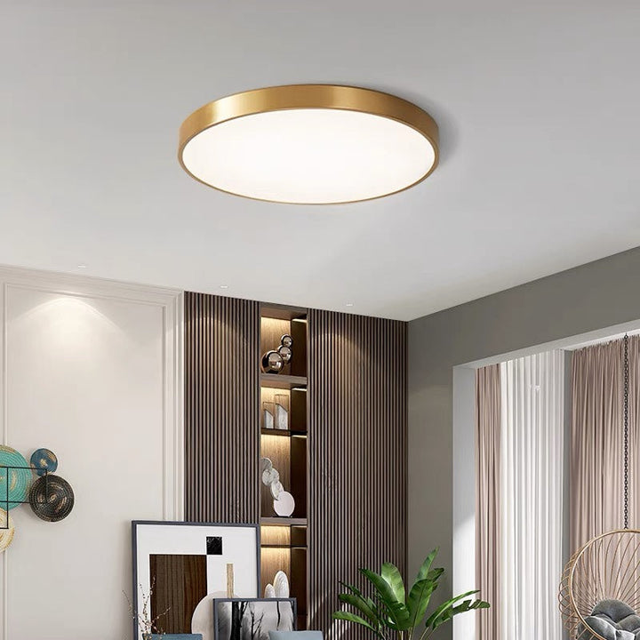 LumiDisc: Lampada da soffitto LED rotonda – Lampada a incasso piatta dal design moderno