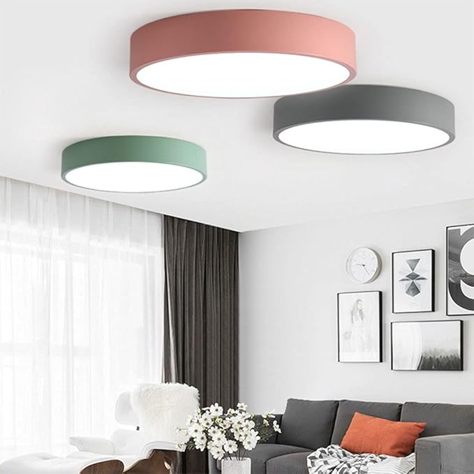 LumiDisc: Lampada da soffitto LED rotonda – Lampada a incasso piatta dal design moderno