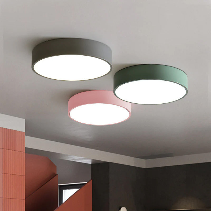 LumiDisc: Lampada da soffitto LED rotonda – Lampada a incasso piatta dal design moderno