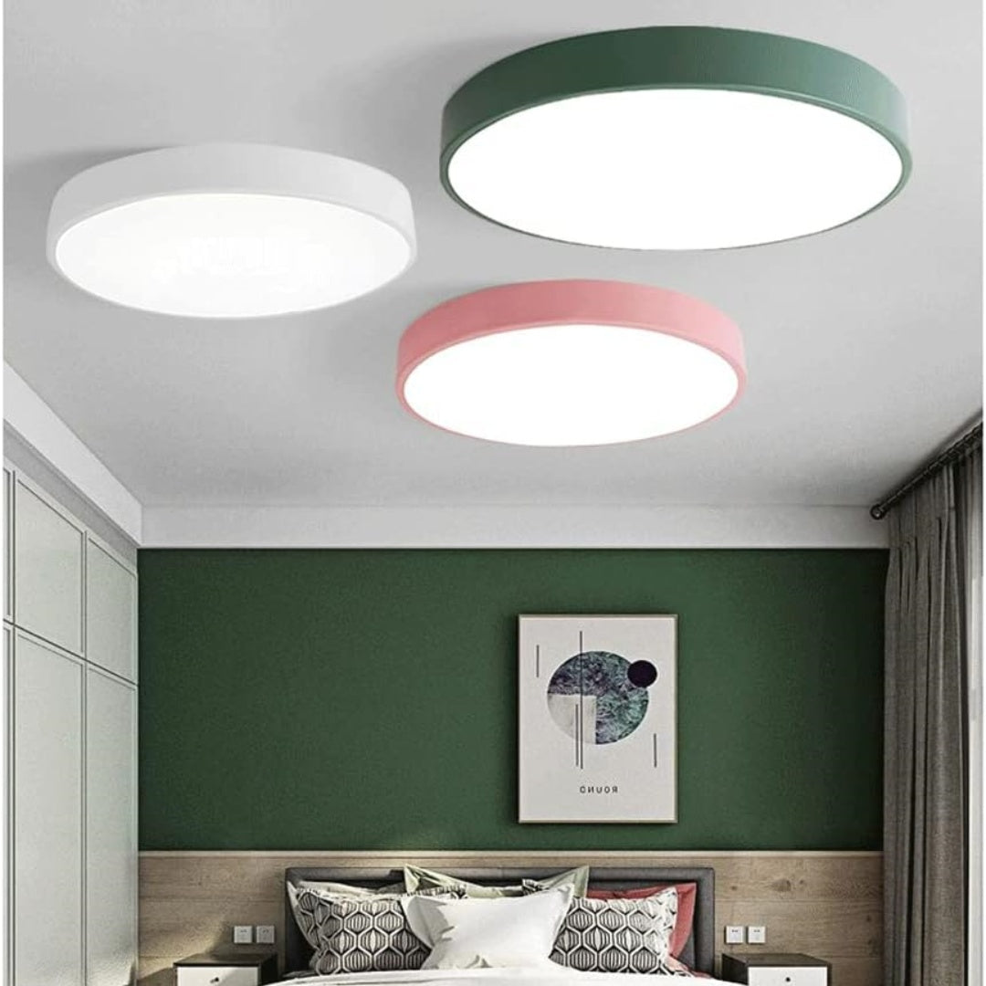 LumiDisc: Lampada da soffitto LED rotonda – Lampada a incasso piatta dal design moderno