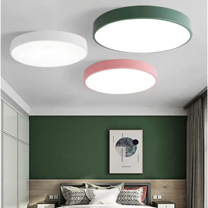 LumiDisc: Lampada da soffitto LED rotonda – Lampada a incasso piatta dal design moderno