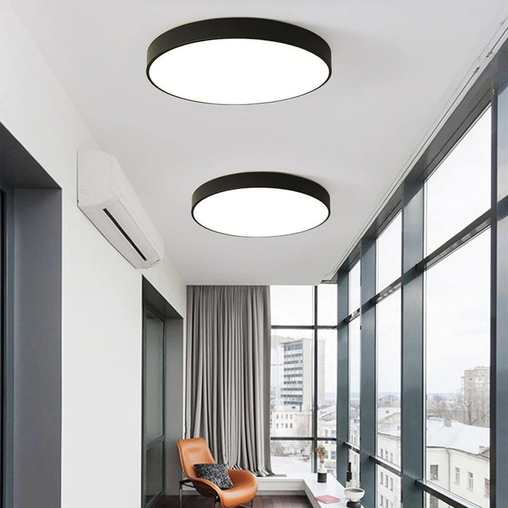 LumiDisc: Lampada da soffitto LED rotonda – Lampada a incasso piatta dal design moderno