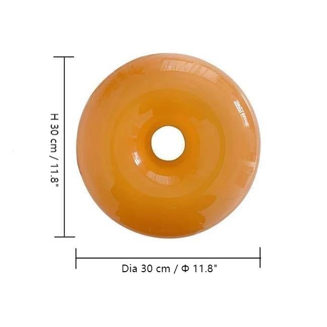 LumiDon: Lampada da tavolo e da parete Bauhaus a forma di donut – Design moderno a LED per la casa