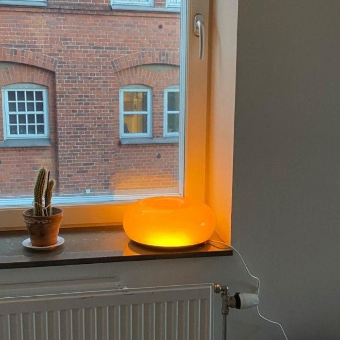 LumiDon: Lampada da tavolo e da parete Bauhaus a forma di donut – Design moderno a LED per la casa