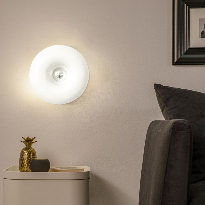 LumiDon: Lampada da tavolo e da parete Bauhaus a forma di donut – Design moderno a LED per la casa