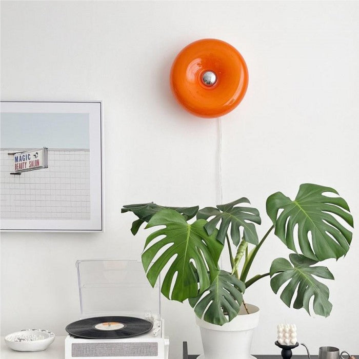 LumiDon: Lampada da tavolo e da parete Bauhaus a forma di donut – Design moderno a LED per la casa