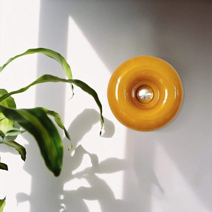 LumiDon: Lampada da tavolo e da parete Bauhaus a forma di donut – Design moderno a LED per la casa