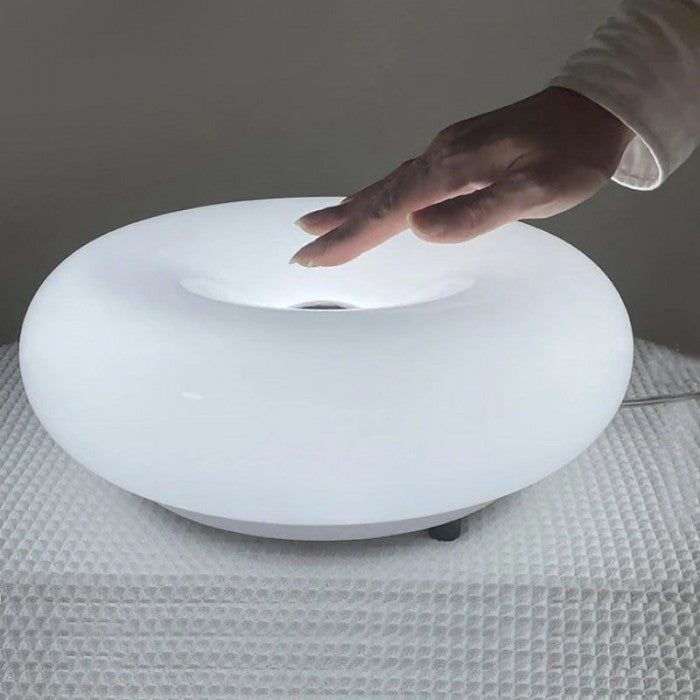 LumiDon: Lampada da tavolo e da parete Bauhaus a forma di donut – Design moderno a LED per la casa