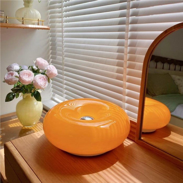 LumiDon: Lampada da tavolo e da parete Bauhaus a forma di donut – Design moderno a LED per la casa