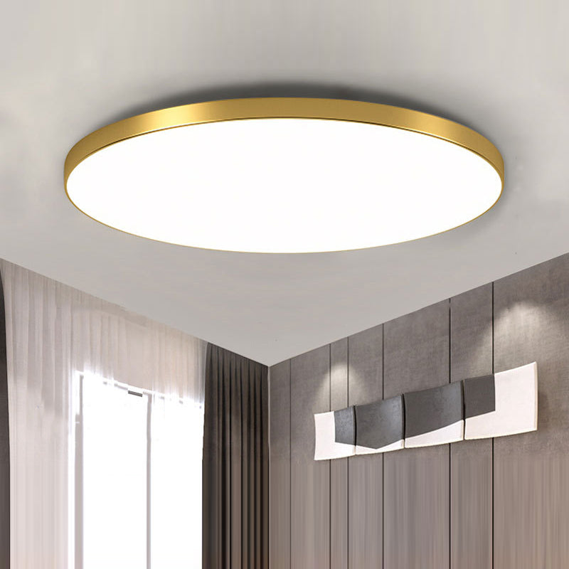 LumiÉpure: Lampada da soffitto LED rotonda minimalista – moderna e a risparmio energetico per soggiorno e camera da letto