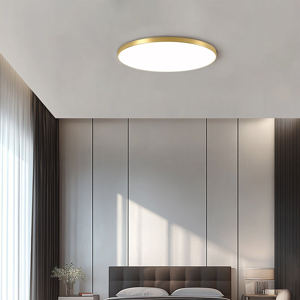 LumiÉpure: Lampada da soffitto LED rotonda minimalista – moderna e a risparmio energetico per soggiorno e camera da letto