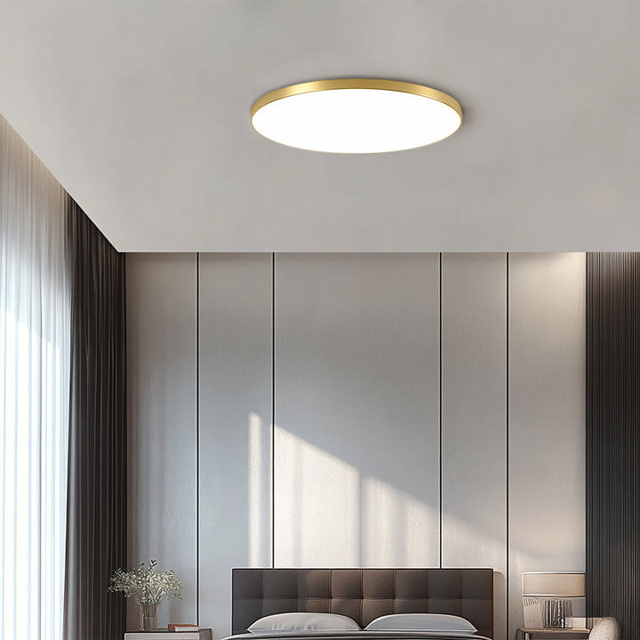 LumiÉpure: Lampada da soffitto LED rotonda minimalista – moderna e a risparmio energetico per soggiorno e camera da letto