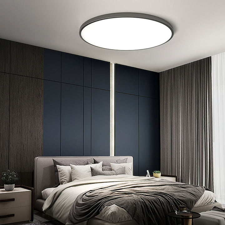 LumiÉpure: Lampada da soffitto LED rotonda minimalista – moderna e a risparmio energetico per soggiorno e camera da letto