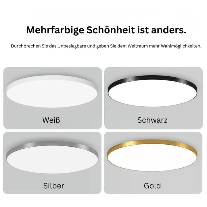LumiÉpure: Lampada da soffitto LED rotonda minimalista – moderna e a risparmio energetico per soggiorno e camera da letto
