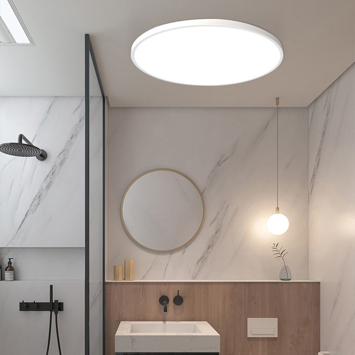 LumiÉpure: Lampada da soffitto LED rotonda minimalista – moderna e a risparmio energetico per soggiorno e camera da letto