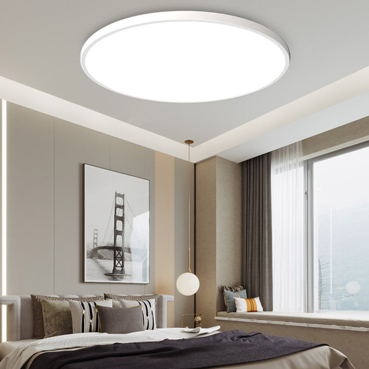 LumiÉpure: Lampada da soffitto LED rotonda minimalista – moderna e a risparmio energetico per soggiorno e camera da letto