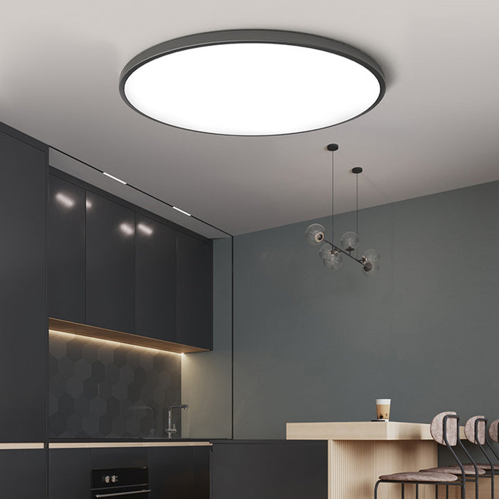 LumiÉpure: Lampada da soffitto LED rotonda minimalista – moderna e a risparmio energetico per soggiorno e camera da letto