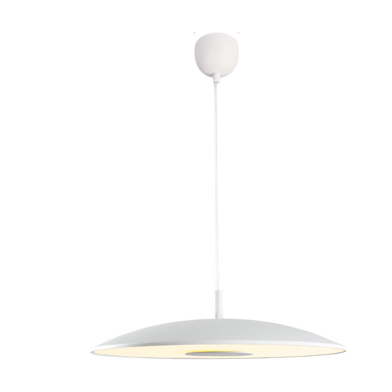 LumiFerra: Moderna lampada a sospensione LED in ferro-nickel – per soggiorno e sala da pranzo