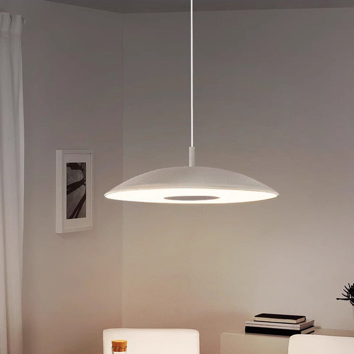 LumiFerra: Moderna lampada a sospensione LED in ferro-nickel – per soggiorno e sala da pranzo