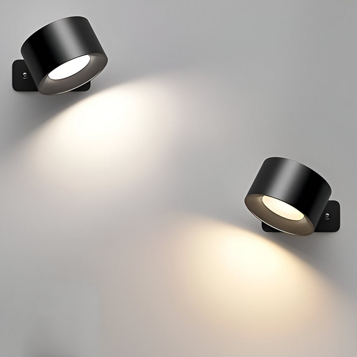 LumiFlex: Applique LED senza fili – Lampada ricaricabile magnetica con rotazione a 360°