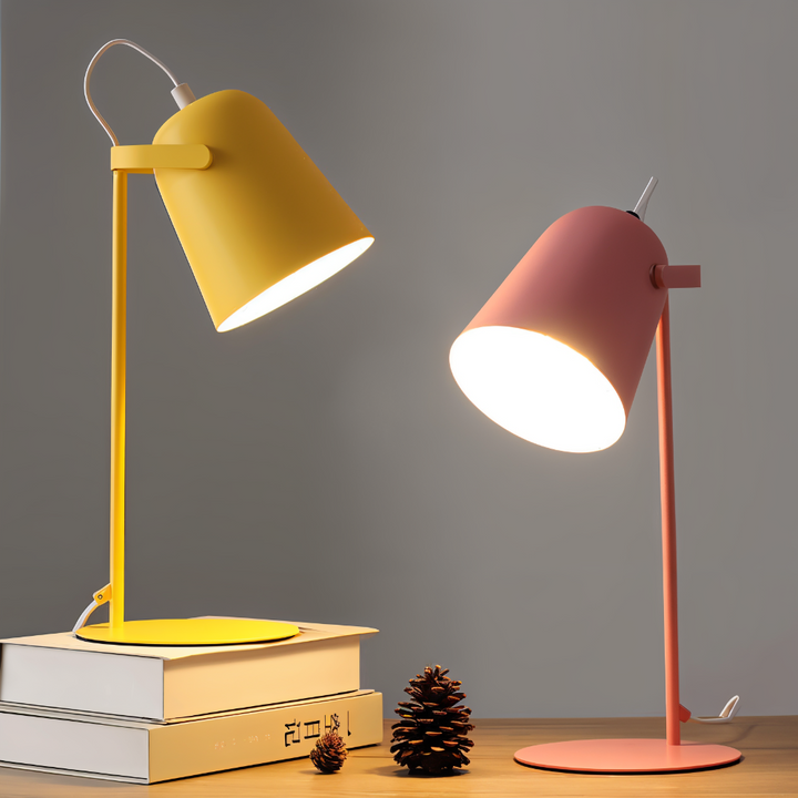 LumiFlex: Lampada da tavolo LED moderna e girevole – lampada da scrivania a bassa emissione di luce per leggere e lavorare
