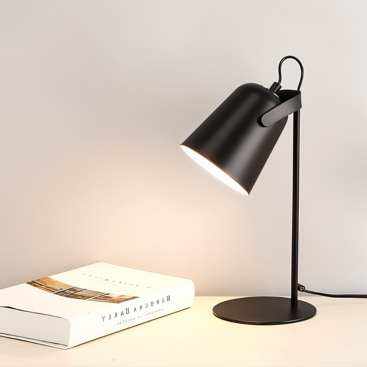 LumiFlex: Lampada da tavolo LED moderna e girevole – lampada da scrivania a bassa emissione di luce per leggere e lavorare
