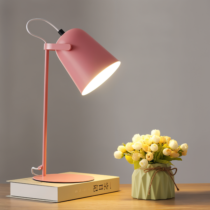 LumiFlex: Lampada da tavolo LED moderna e girevole – lampada da scrivania a bassa emissione di luce per leggere e lavorare