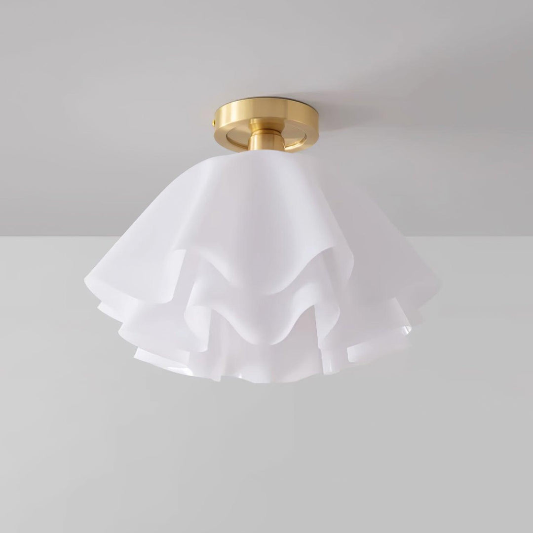 LumiFold: Moderno lampadario a LED con design piegato – Lampada elegante per il soggiorno