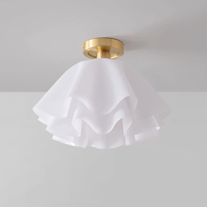 LumiFold: Moderno lampadario a LED con design piegato – Lampada elegante per il soggiorno