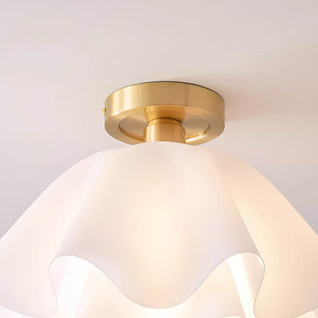 LumiFold: Moderno lampadario a LED con design piegato – Lampada elegante per il soggiorno