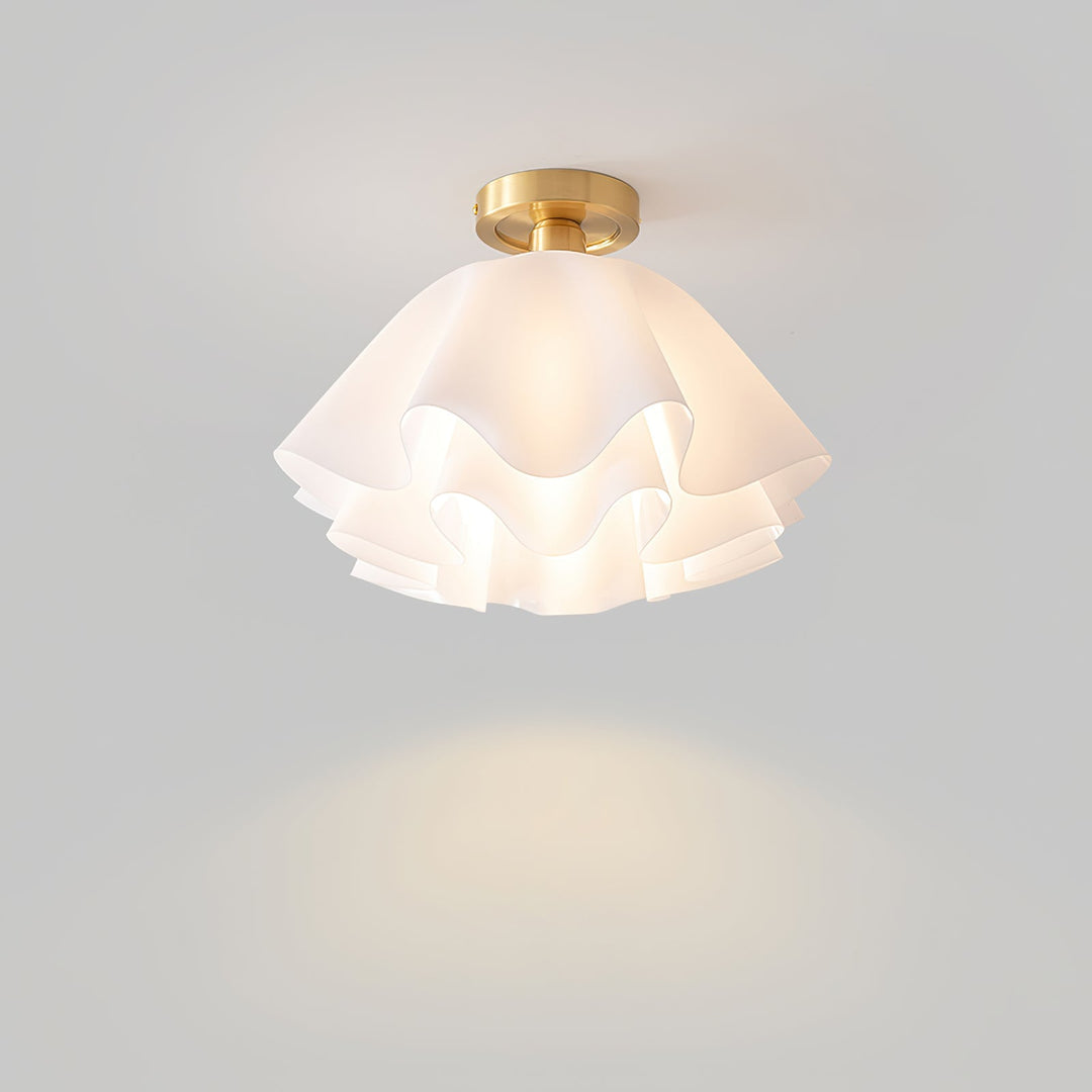 LumiFold: Moderno lampadario a LED con design piegato – Lampada elegante per il soggiorno