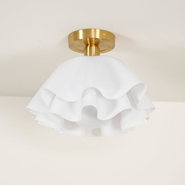 LumiFold: Moderno lampadario a LED con design piegato – Lampada elegante per il soggiorno