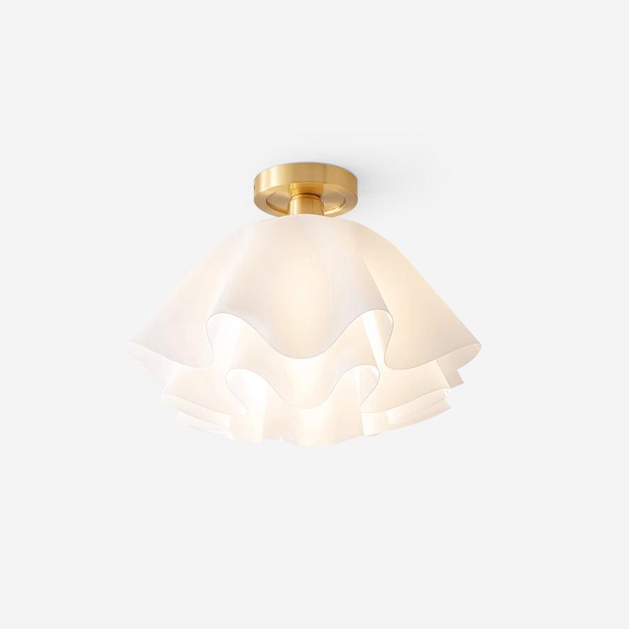 LumiFold: Moderno lampadario a LED con design piegato – Lampada elegante per il soggiorno
