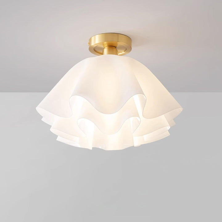 LumiFold: Moderno lampadario a LED con design piegato – Lampada elegante per il soggiorno