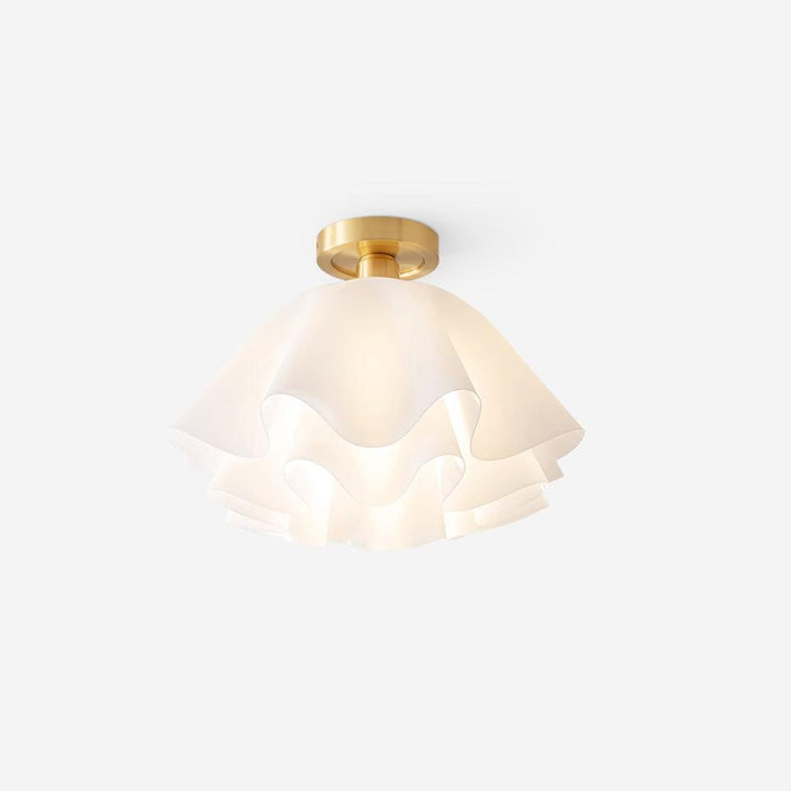 LumiFold: Moderno lampadario a LED con design piegato – Lampada elegante per il soggiorno