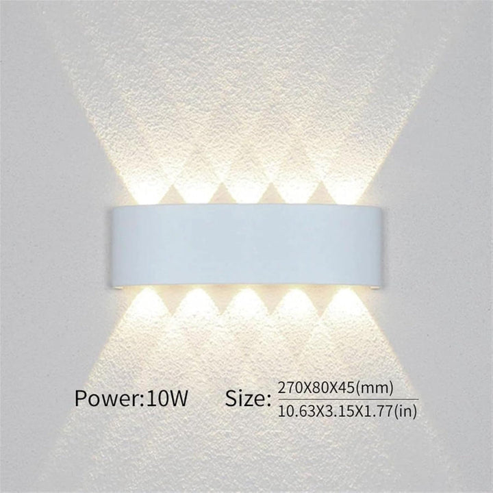LumiForma: Applique LED per interni ed esterni dal design moderno e minimalista