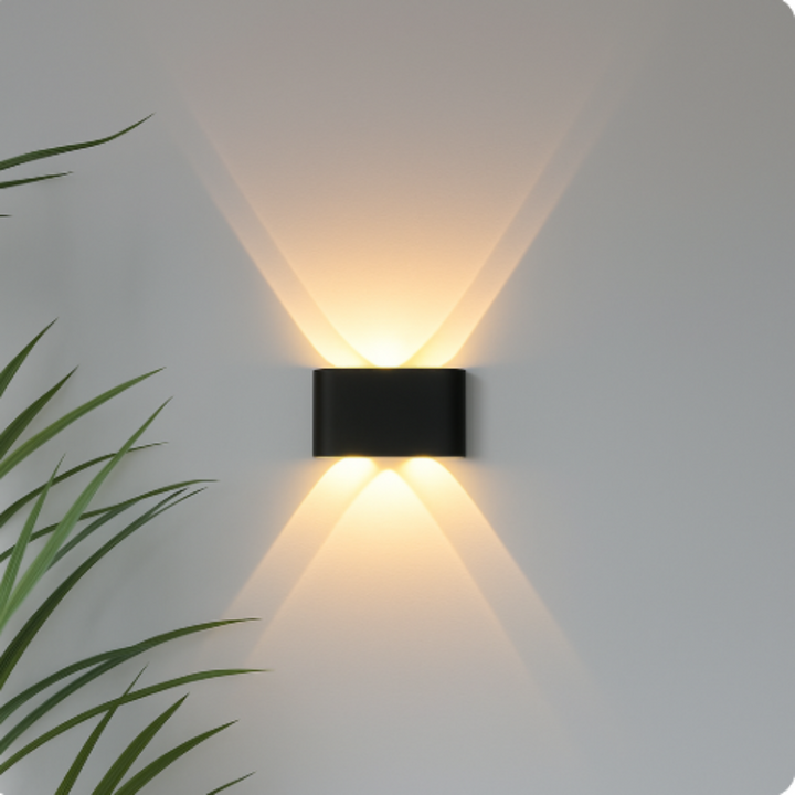 LumiForma: Applique LED per interni ed esterni dal design moderno e minimalista