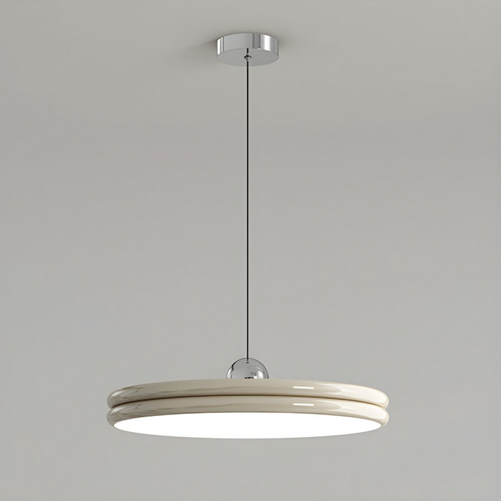 LumiForma: Lampada a Sospensione in Metallo e Acrilico Minimalista con Dimmer Triplo – per Soggiorno e Sala da Pranzo