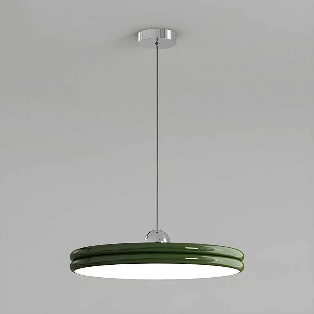 LumiForma: Lampada a Sospensione in Metallo e Acrilico Minimalista con Dimmer Triplo – per Soggiorno e Sala da Pranzo