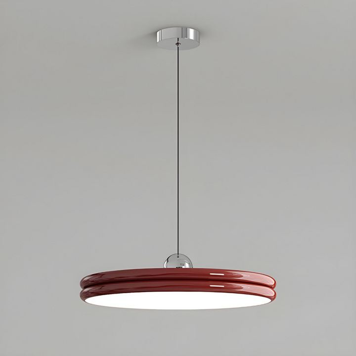 LumiForma: Lampada a Sospensione in Metallo e Acrilico Minimalista con Dimmer Triplo – per Soggiorno e Sala da Pranzo