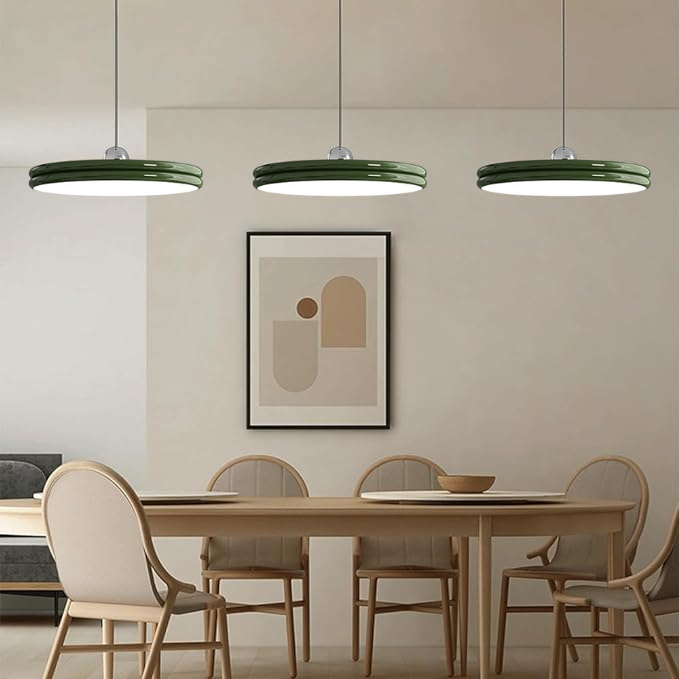 LumiForma: Lampada a Sospensione in Metallo e Acrilico Minimalista con Dimmer Triplo – per Soggiorno e Sala da Pranzo