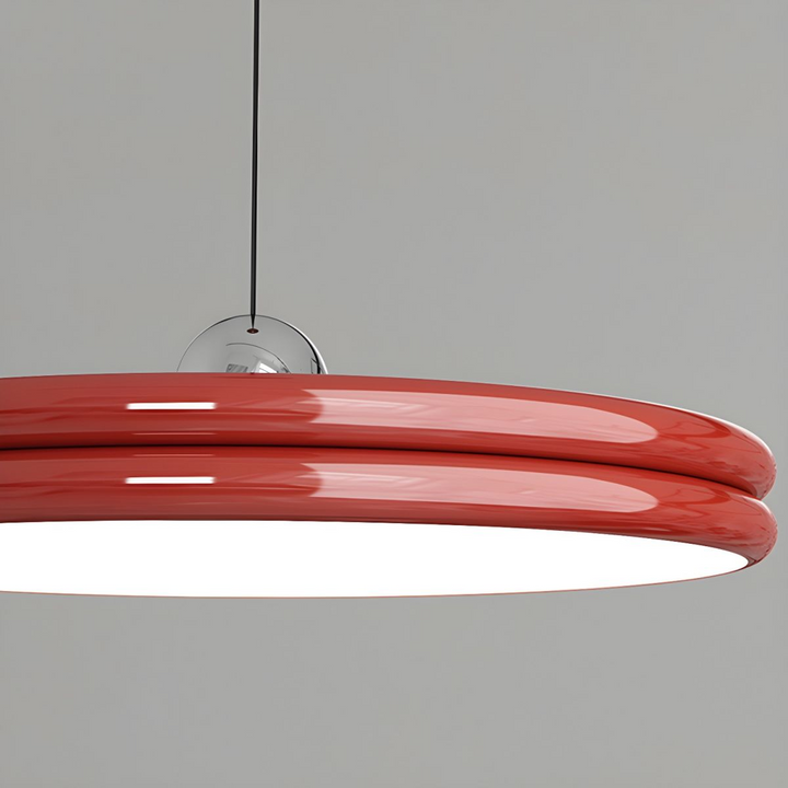 LumiForma: Lampada a Sospensione in Metallo e Acrilico Minimalista con Dimmer Triplo – per Soggiorno e Sala da Pranzo