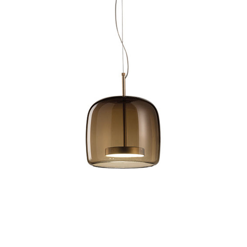 LumiGlas: Elegante lampada a sospensione in vetro – Luce stilosa per soggiorno e sala da pranzo